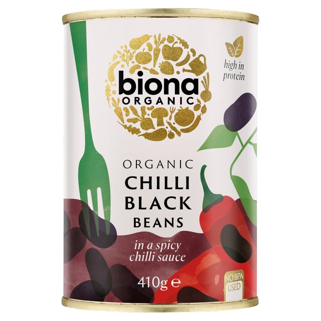 Biona Organic Chilli Black Beans 410g