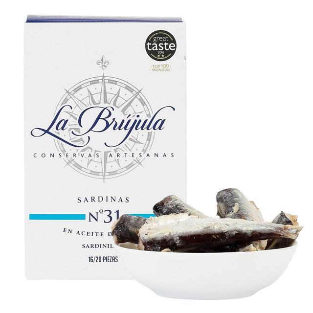 Brindisa La Brújula Galician Small Sardines "Sardinillas" 118g