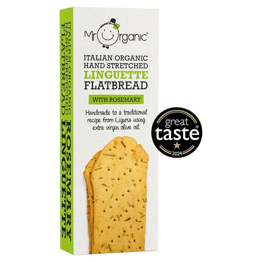 Mr Organic Rosemary Linguette Flatbread 150g