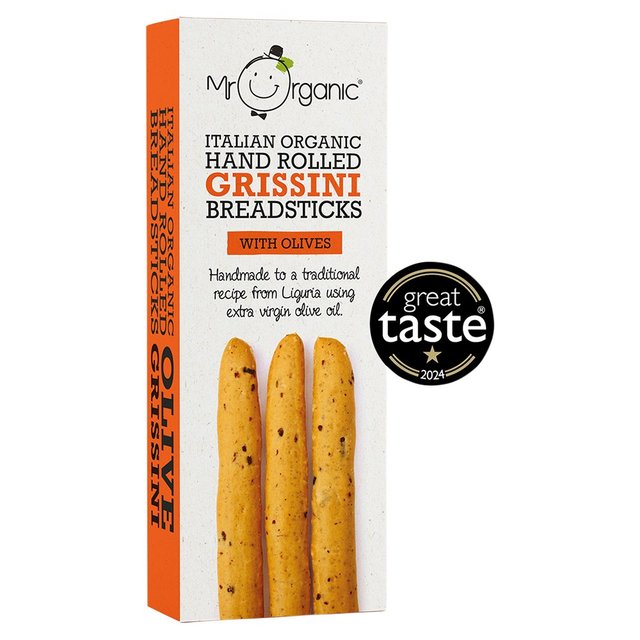 Mr Organic Olive Grissini Breadsticks 130g