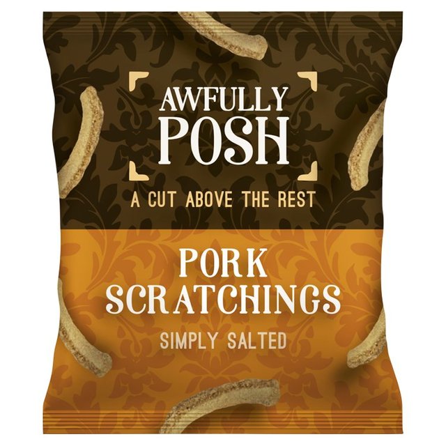 Awfully Posh Traditional Pork Scratching 40g