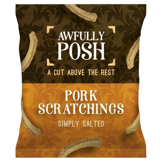 Awfully Posh Traditional Pork Scratching 40g