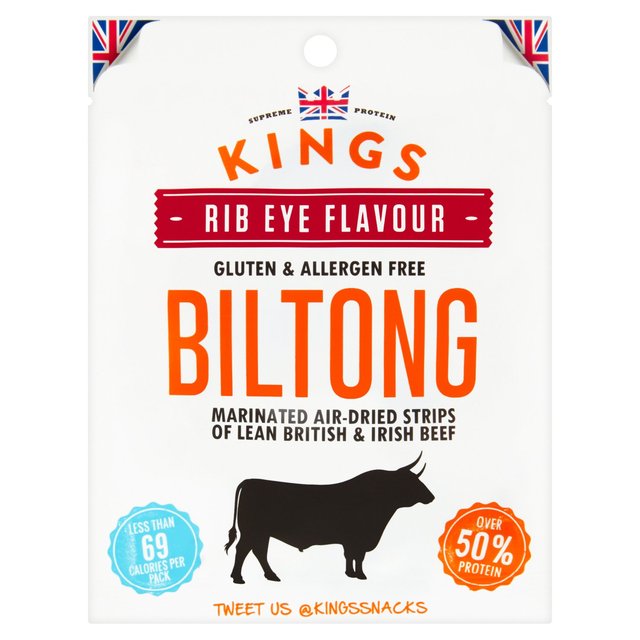 Kings Elite Snacks Rib Eye Biltong 25g