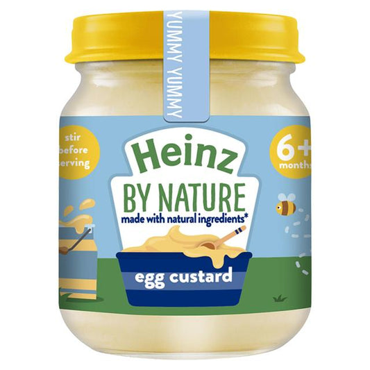 Heinz Egg Custard Baby Food Jar 6+ Months 120g