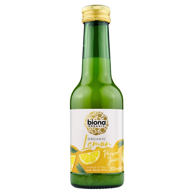 Biona Organic Lemon Juice 200ml