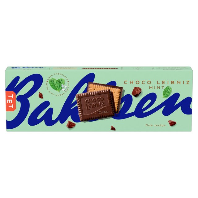 Bahlsen Choco Leibniz Chunky Mint Chocolate Biscuits 120g