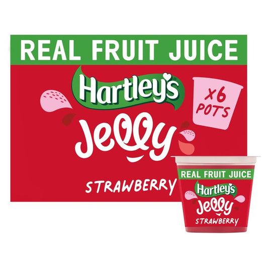 Hartley's Strawberry Jelly Pot Multipack 6 x 125g