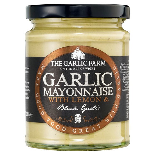 The Garlic Farm Black Garlic Mayonnaise 240g