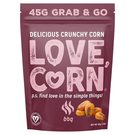 LOVE CORN BBQ Crunchy Corn 45g