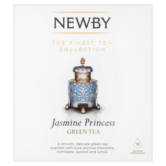 Newby Teas Jasmine Princess Silken Pyramids 15x 15 per pack