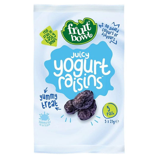 Fruit Bowl Raisin Yogurt Flakes 5 x 21g