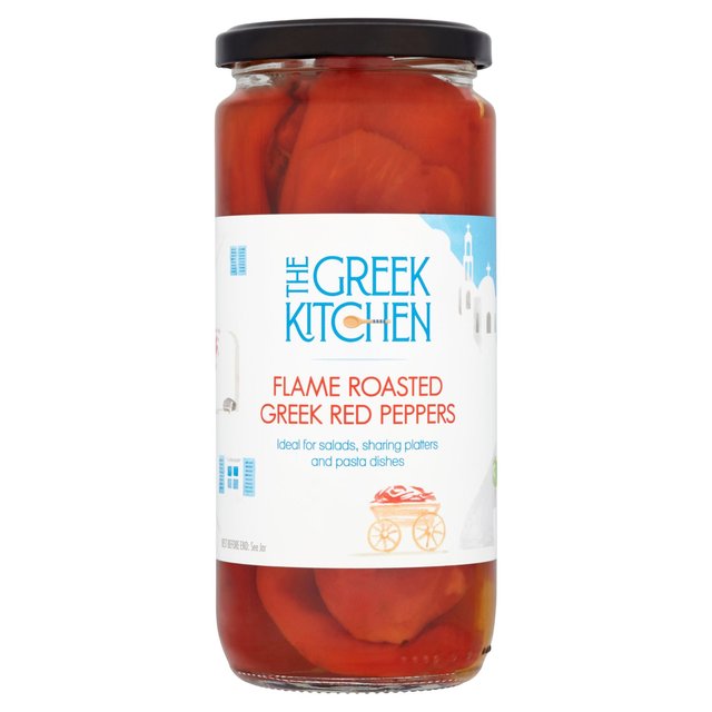 The Greek Kitchen Flame Roasted Red Peppers 450g