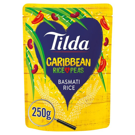 Tilda Microwave Caribbean Rice & Peas Basmati 250g
