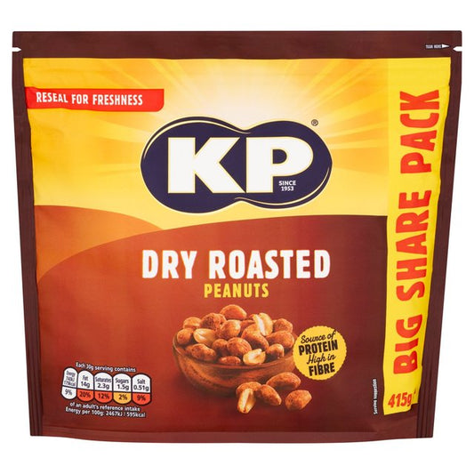 KP Dry Roasted Peanuts 415g