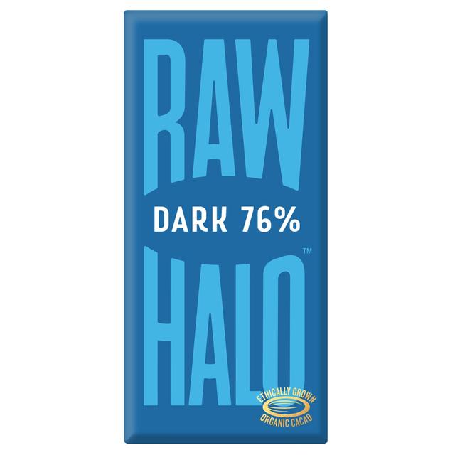 Raw Halo Vegan Dark 76% Chocolate Bar 70g