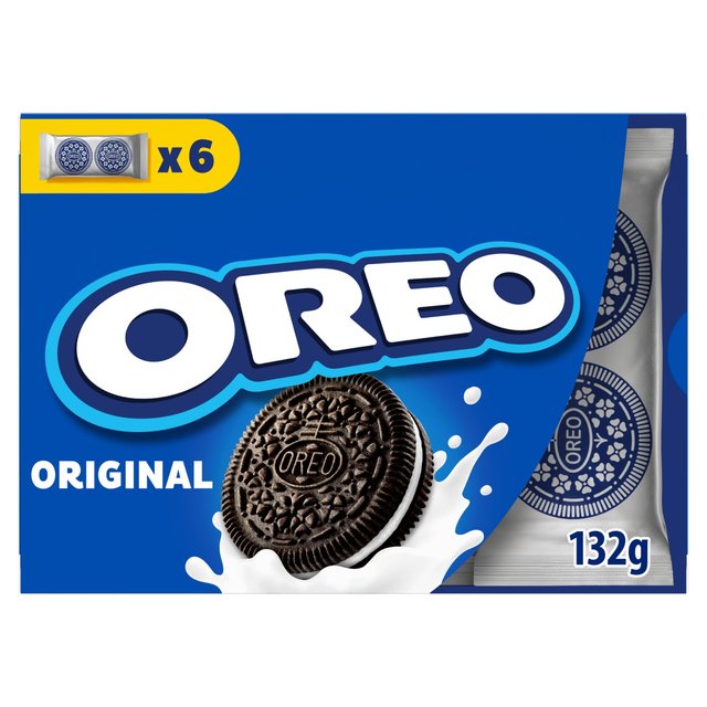 Oreo Chocolate Sandwich Biscuit Lunchbox 6 x 22g