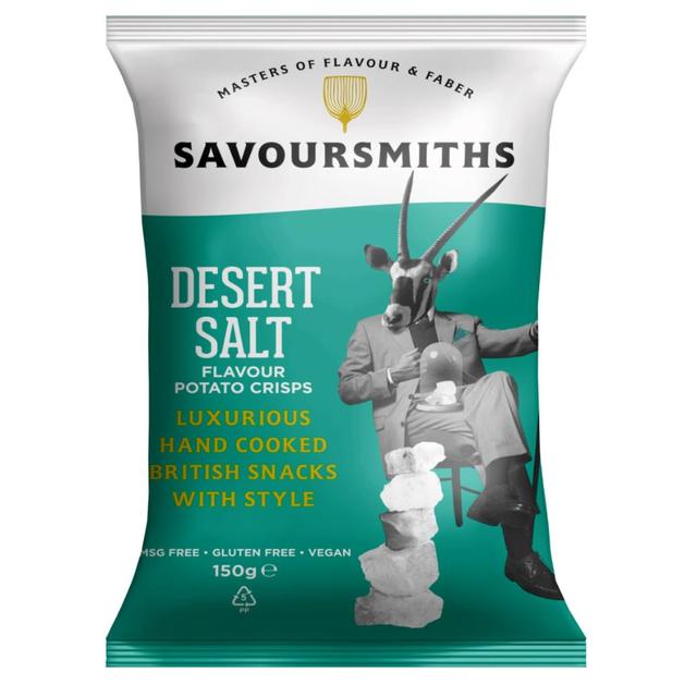 Savoursmiths Desert Salt Luxury English Potato Crisps 150g