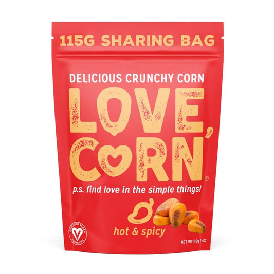 LOVE CORN Habanero Crunchy Corn 115g