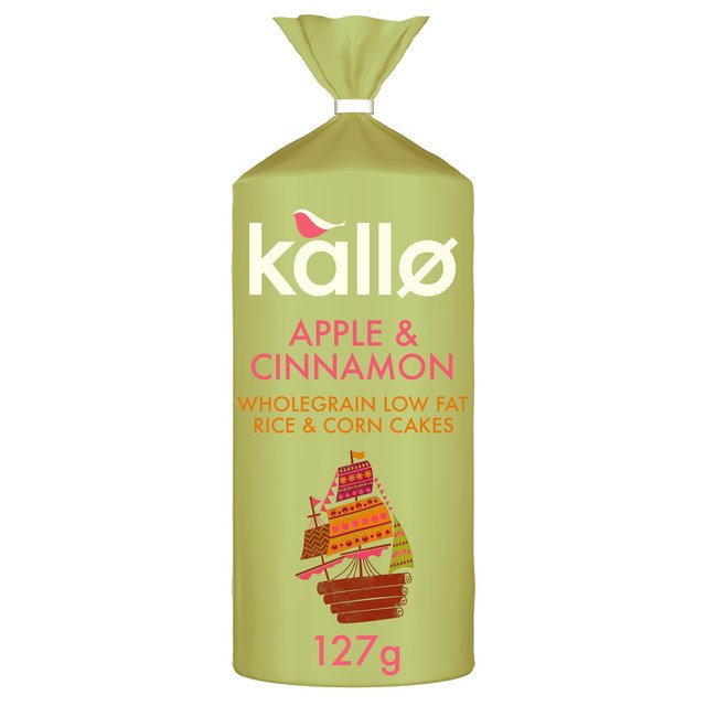 Kallo Apple & Cinnamon Rice Cake 127g