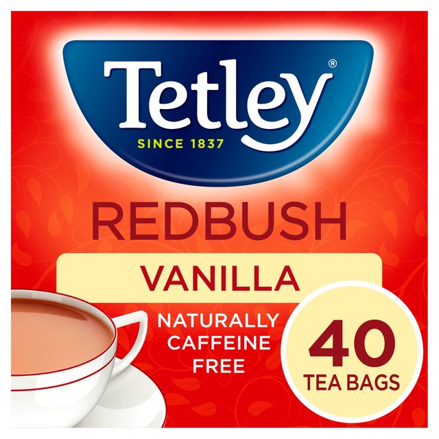 Tetley Redbush & Vanilla Tea Bags 40 per pack