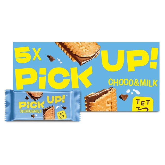 Bahlsen PiCK UP! Choco & Milk Chocolate Biscuit Bars 5 x 28g