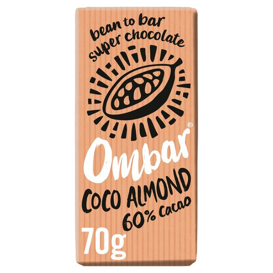 Ombar Coco Almond Organic Vegan Fair Trade Chocolate 70g