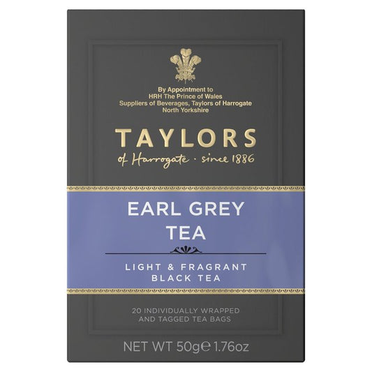 Taylors Earl Grey Teabags 20 per pack