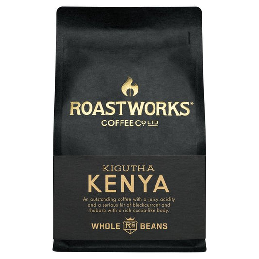 Roastworks Kenya Whole Bean Coffee 200g