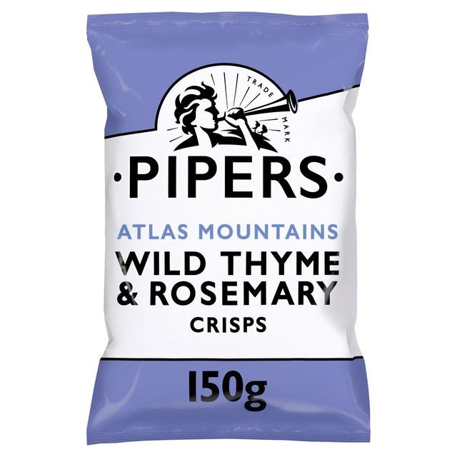 Pipers Atlas Mountains Wild Thyme & Rosemary Sharing Bag Crisps 150g