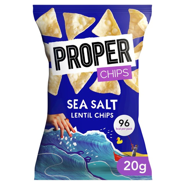 Properchips Sea Salt Lentil Chips 20g