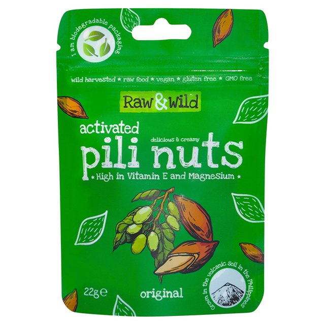 Raw & Wild Activated Pili Nuts Original Organic 22g