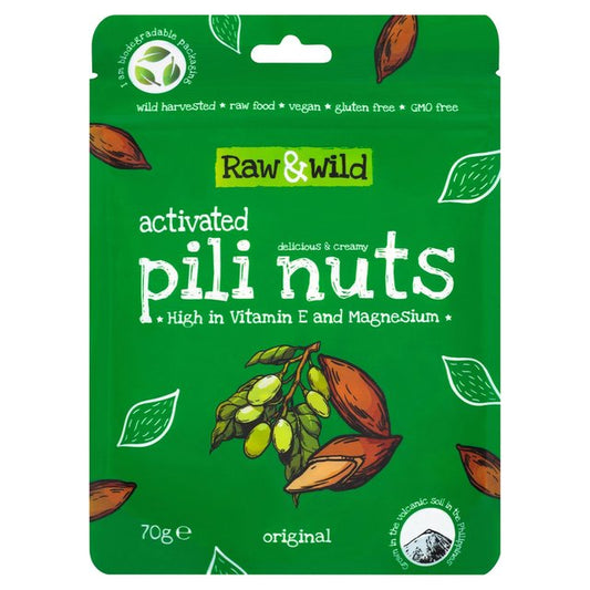 Raw & Wild Activated Pili Nuts Original Organic 70g