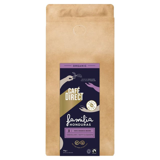 Cafedirect Organic Honduras Coffee Beans 1kg