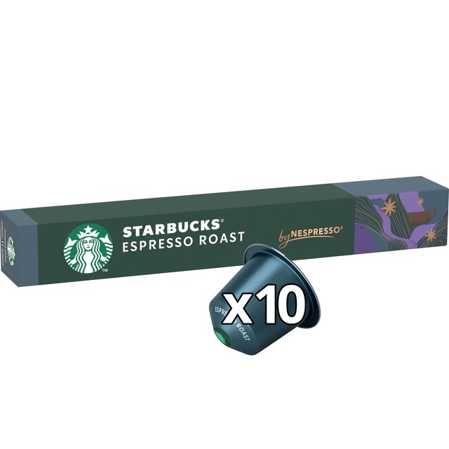 STARBUCKS by NESPRESSO Espresso Roast Coffee Pods 10 per pack