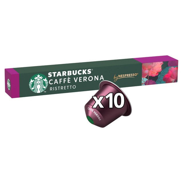 Starbucks by Nespresso Cafe Verona Espresso Coffee Pods 10 per pack