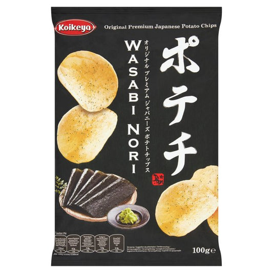 Koikeya Japanese Wasabi Nori Potato Chips 100g