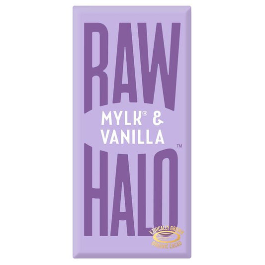 Raw Halo Vegan Mylk & Vanilla Chocolate Bar 70g