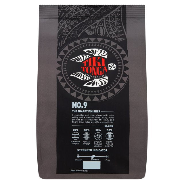 Tiki Tonga Blend No.9 Whole Coffee Beans 227g