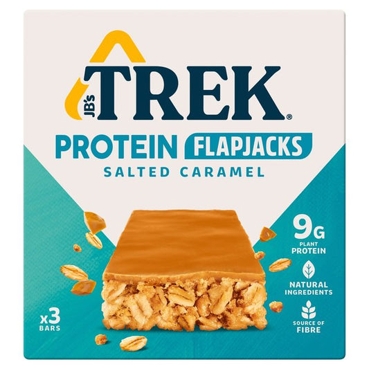 TREK Salted Caramel Protein Flapjacks Multipack 3 x 50g