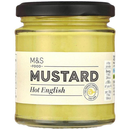 M&S Hot English Mustard 180g