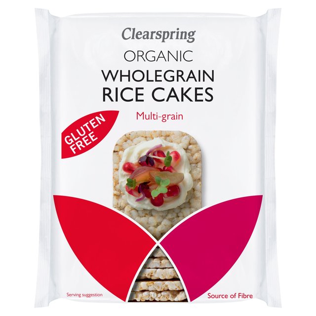 Clearspring Organic Rice Cakes - Multi-Grains 130g