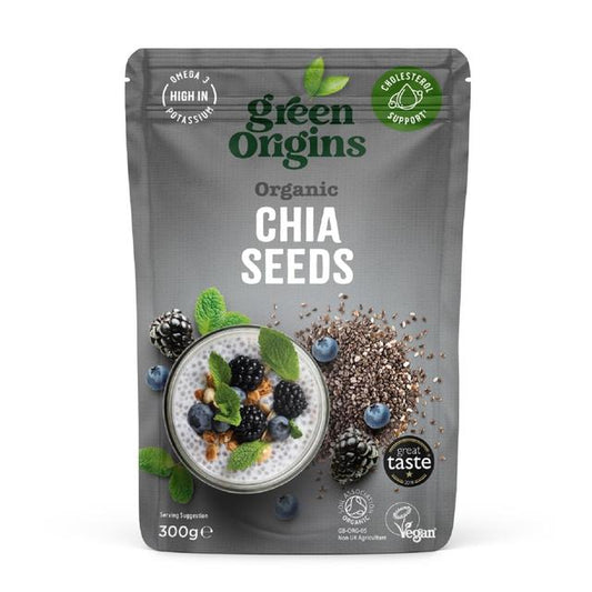 Green Origins Organic Raw Chia Seeds 300g