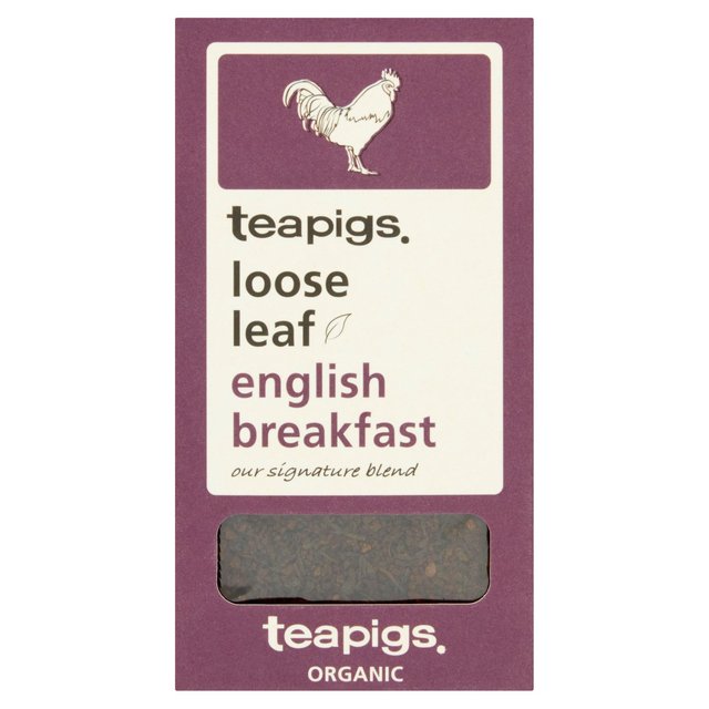 teapigs organic english breakfast loose leaf 100g