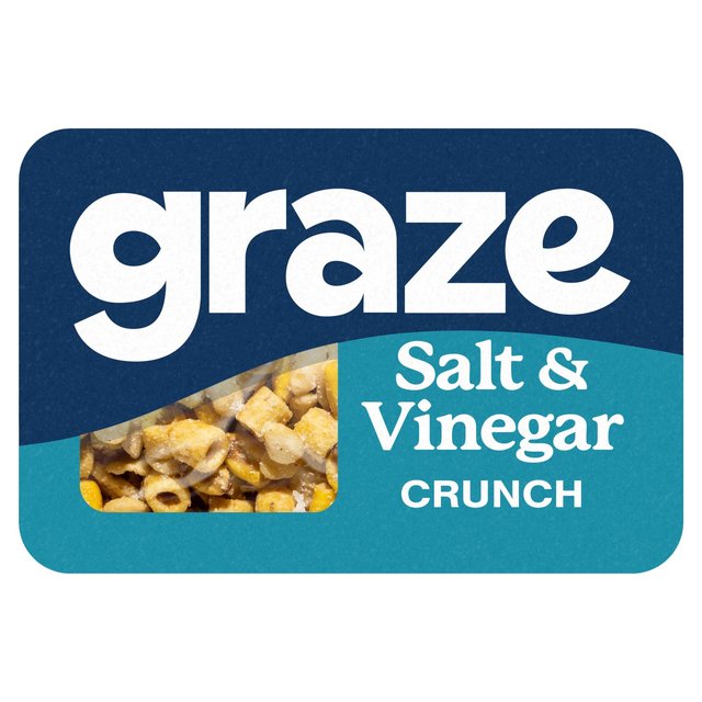 Graze Vegan Salt & Vinegar Crunchy Mixed Snacks 28g