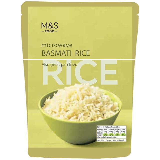 M&S Microwave Basmati Rice 250g M&S Marks & Spencer Microw – KENZENUK