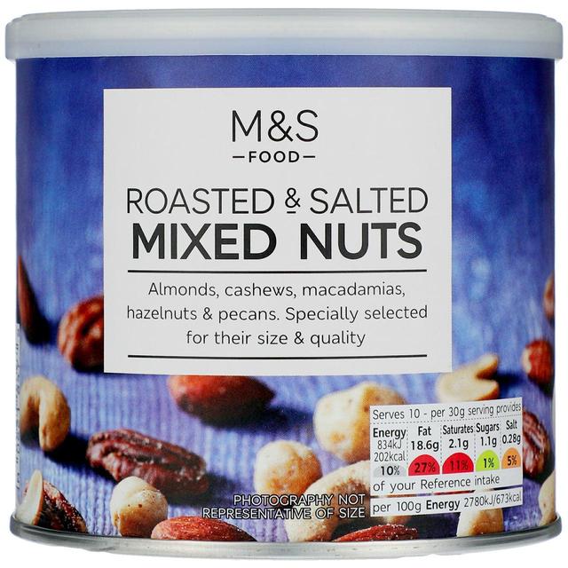 M&S Roasted & Salted Mixed Nuts 300g