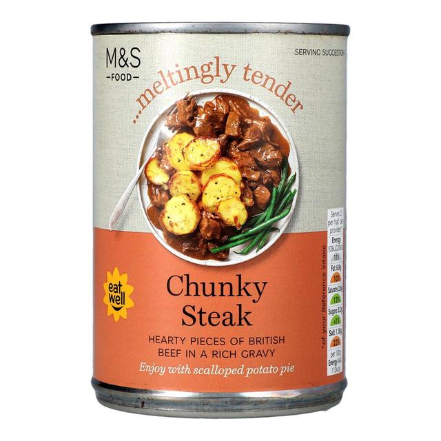 M&S Chunky Steak Pieces in Gravy 400g