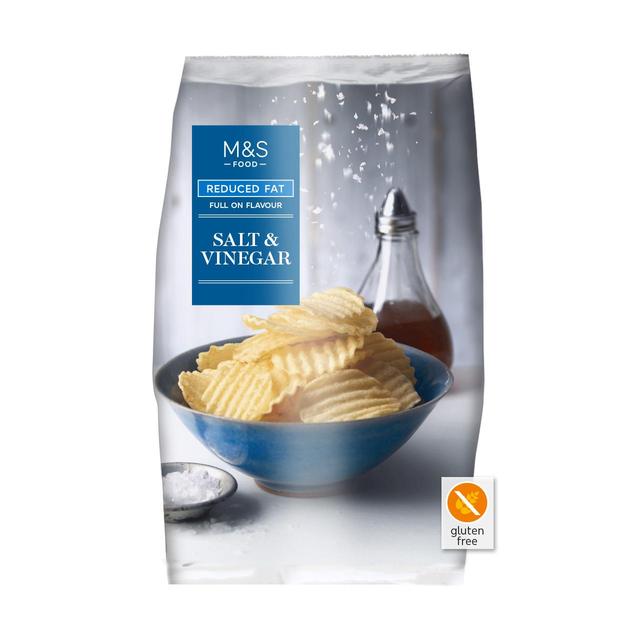 M&S Reduced Fat Salt & Vinegar Crisps 150g