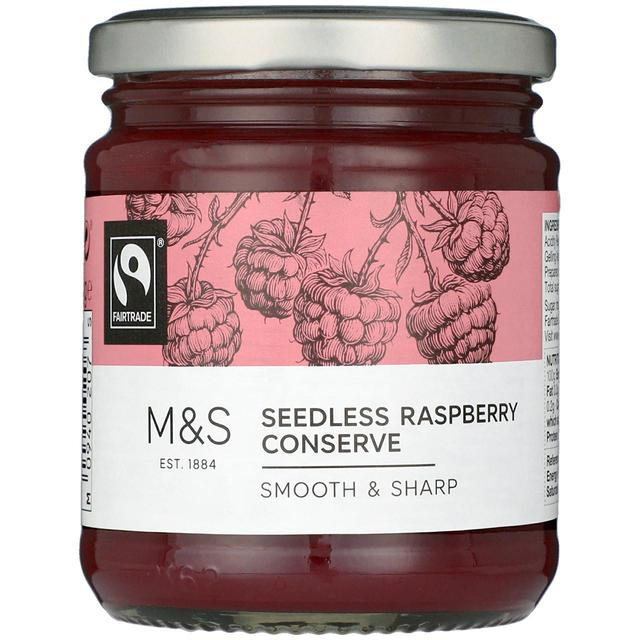 M&S Fair Trade Seedless Raspberry Conserve 340g