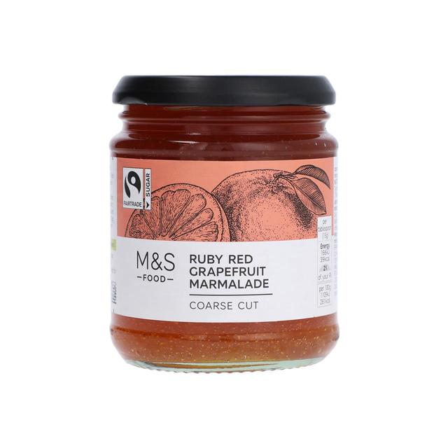 M&S Fairtrade Ruby Red Grapefruit Marmalade Coarse Cut 340g